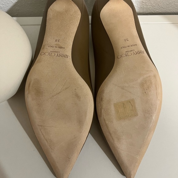 Jimmy Choo Allure Kitten Heel Taupe - Picture 6 of 11